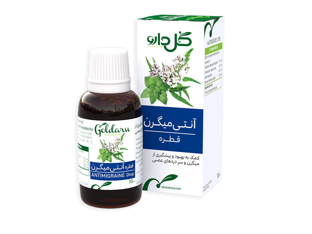 قطره آنتی میگرن گل دارو