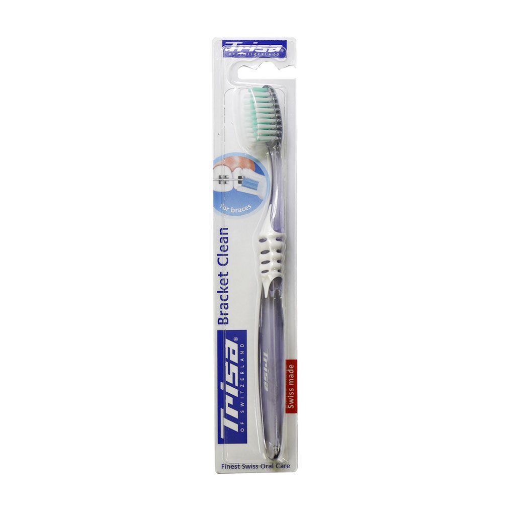 Trisa-Bracket-Clean-Thoothbrush-sabz مسواک تخصصی براکت کلین تریزا