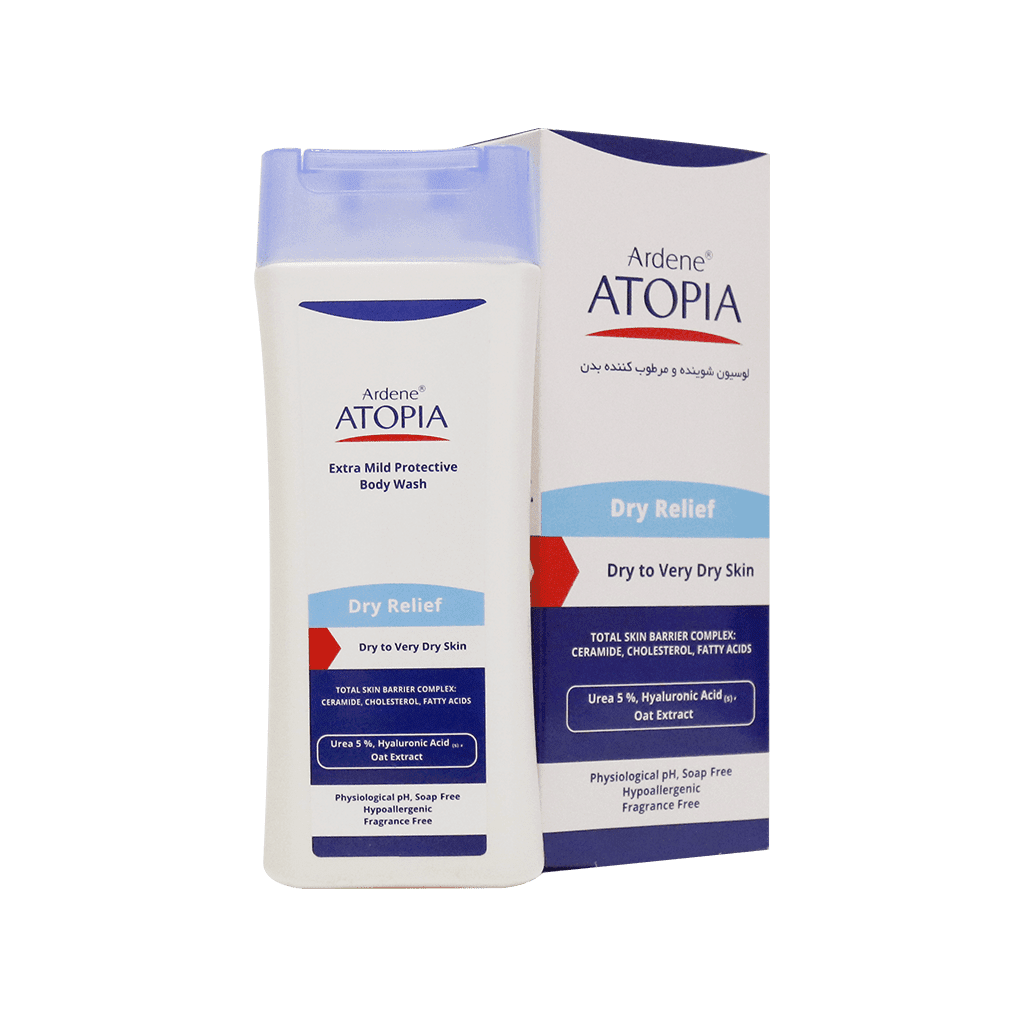 لوسیون شوینده و مرطوب کننده بدن آردن آتوپیا لوسیون شوینده و مرطوب کننده بدن آردن آتوپیا