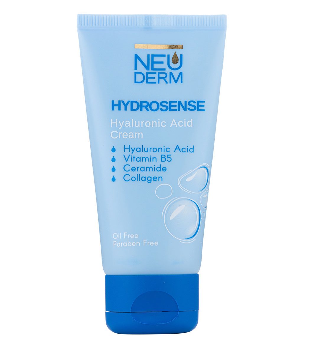 neuderm-hydrosense-hyaluronic-acid-cream-50-ml-khanoumi-(7)-2023610174048105 لوسین مرطوب کننده بدن نئودرم هیالورونیک اسید (150میل) - تصویر 1