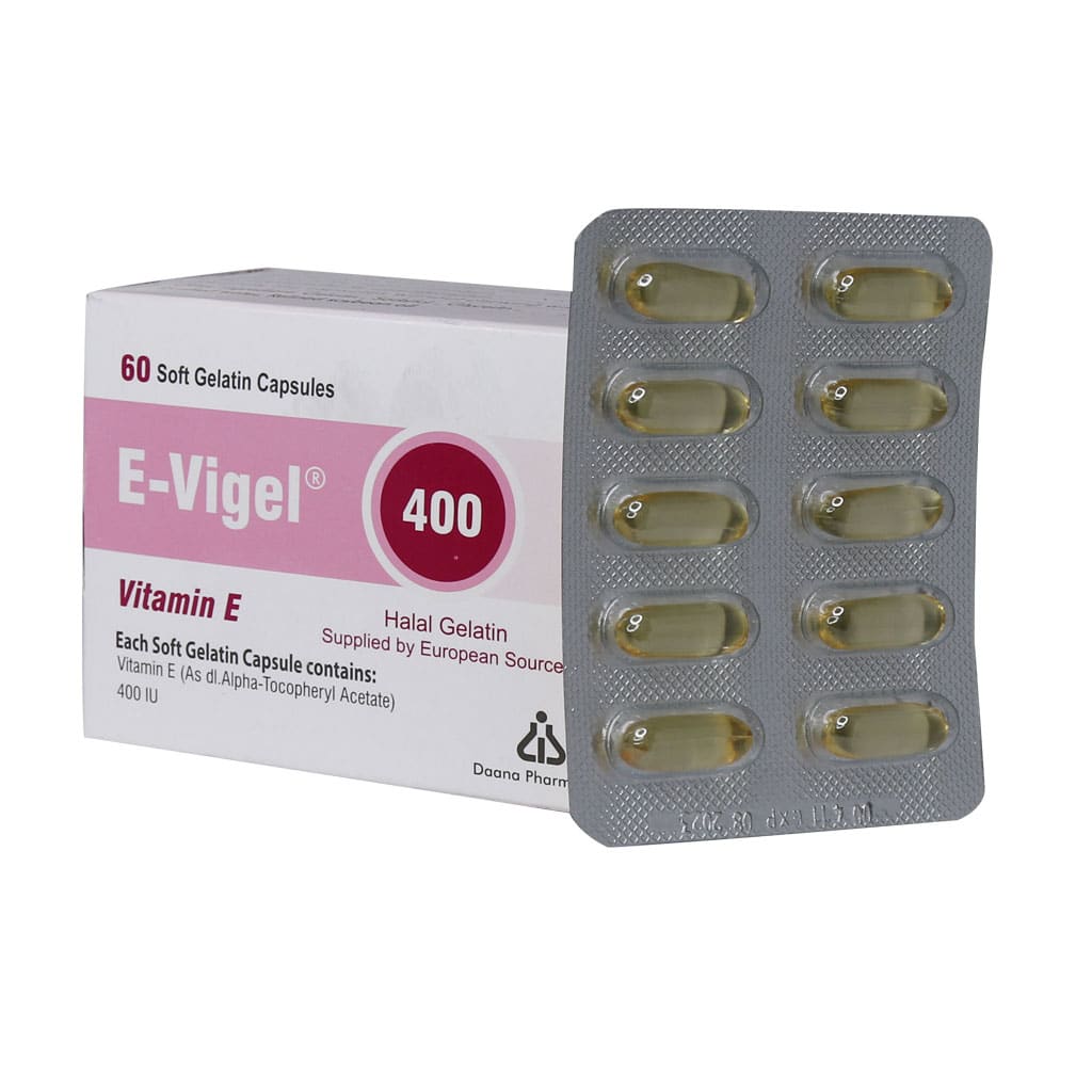 کپسول ژلاتینی نرم ویتامین E 400 واحد ایویژل