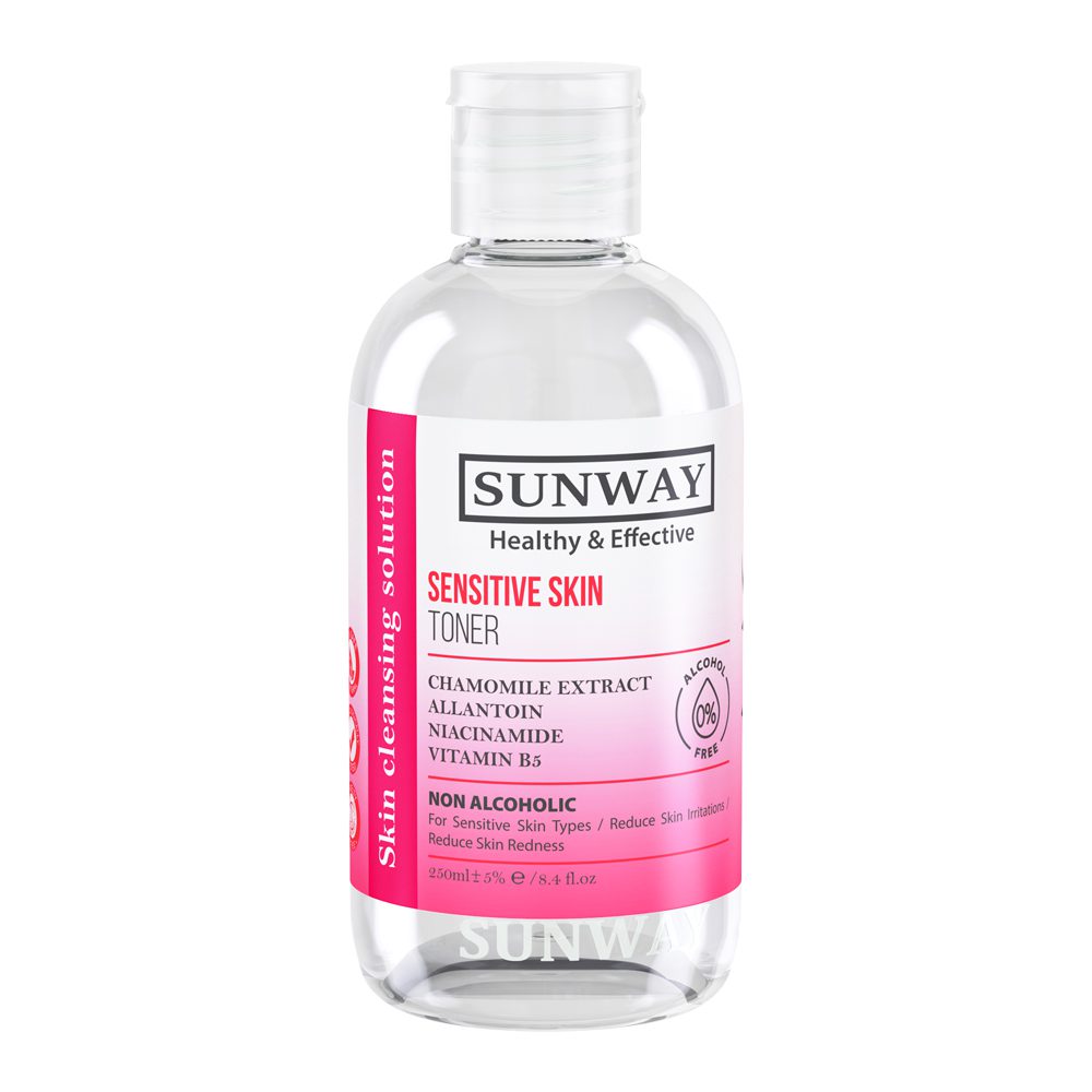 SENSITIVE-SKIN-TONER محلول پاک کننده مناسب پوست های حساس فاقد الکل سانوی (50 میل) - تصویر 1