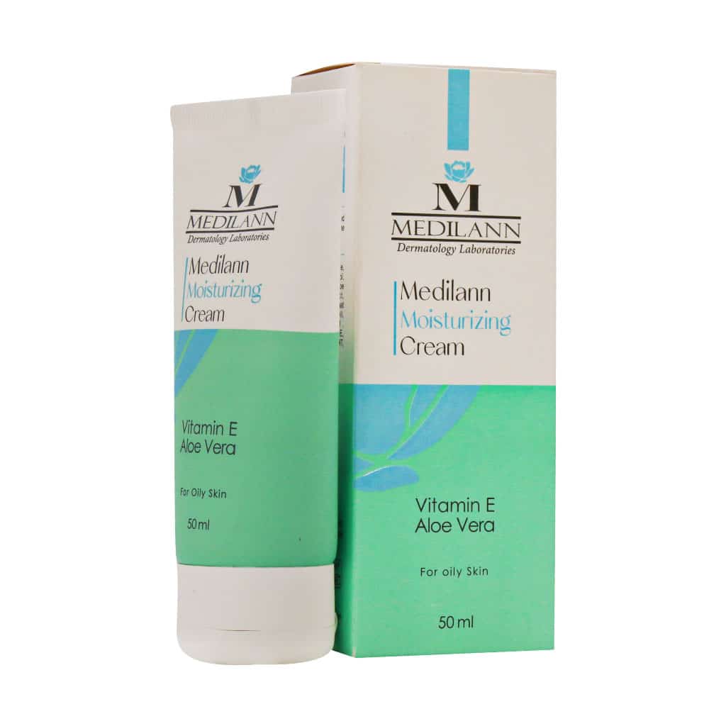 Medilann-Moisturizing-Cream-Greasy-Skins-50 کرم مرطوب کننده پوست چرب مدیلن (50 میل) - تصویر 1