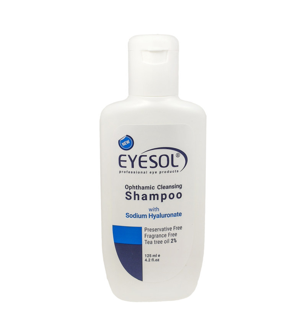 3855c8b7f522482994944b20943be8a3 شامپو شستشوی پلک و مژه آیسول حاوی روغن درخت چای و سدیم هیالورونیت (125 میل) - تصویر 1