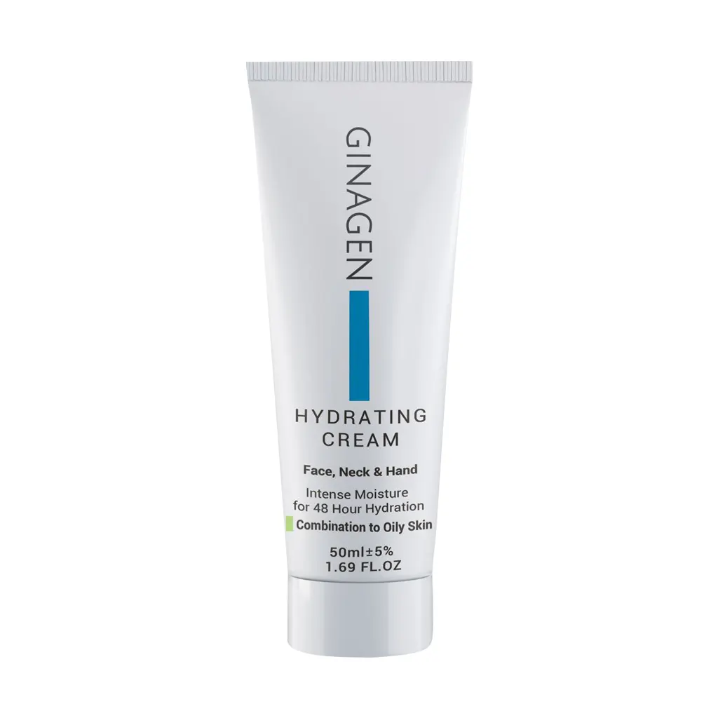 Ginagen-Hydrating-Cream-For-Oily-Skin کرم آبرسان پوست چرب و مختلط ژیناژن (۵۰ میلی لیتر) - تصویر 1