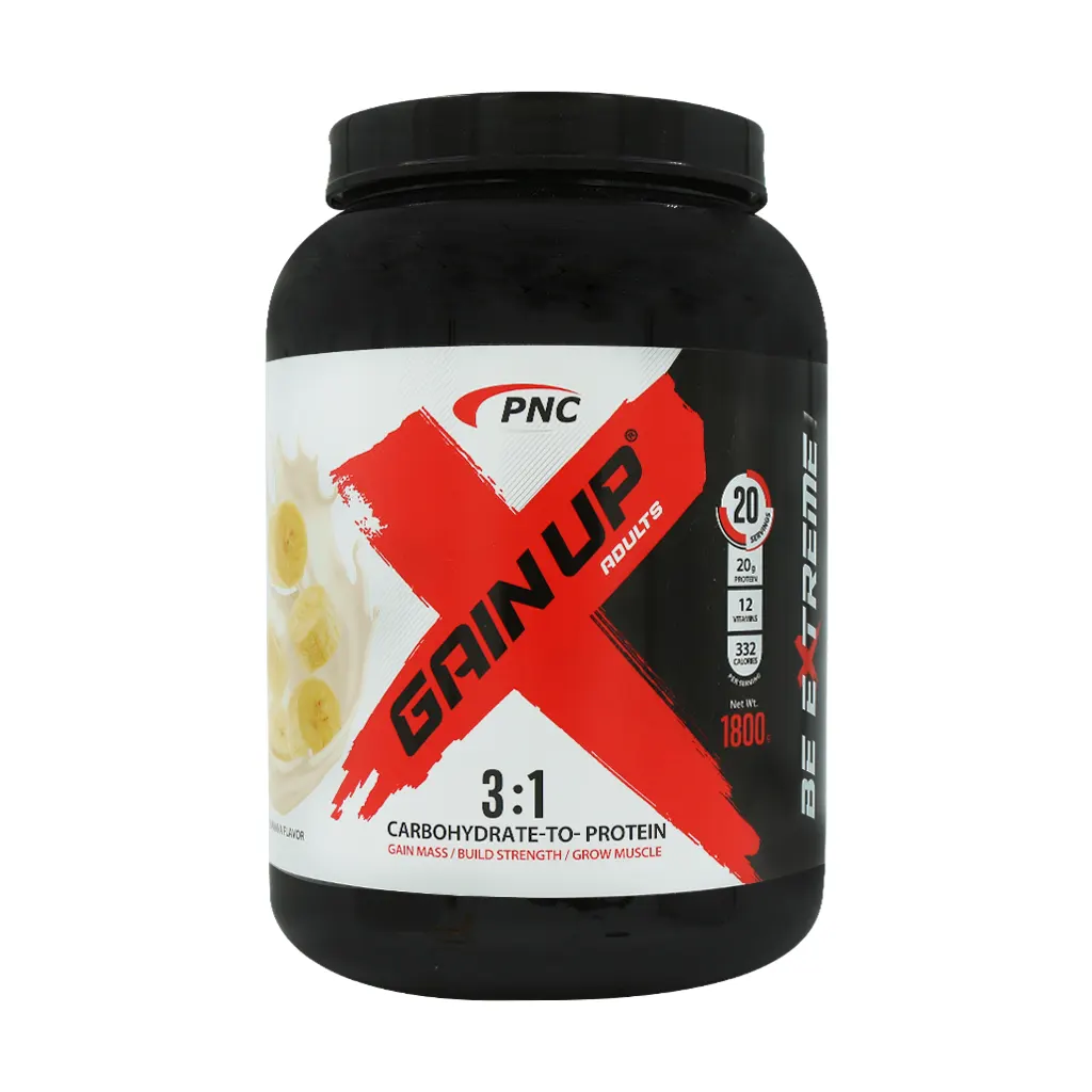 Karen-Gain-Up-Hard-Gainer-1800-g-banana پودر گین آپ پی ان سی 1800 گرمی (موزی) - تصویر 1
