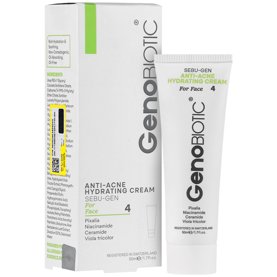 1452515473202472211 کرم رطوبت رسان ضد آکنه ژنوبایوتیک - Image 1