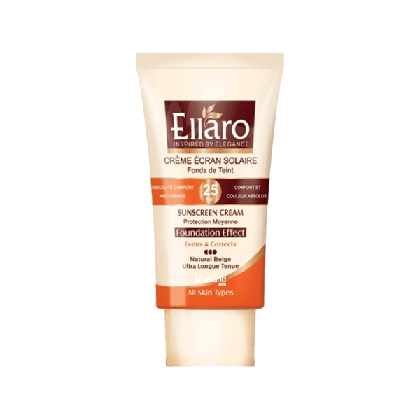 Ellaro Sunscreen Cream with Foundation Effect