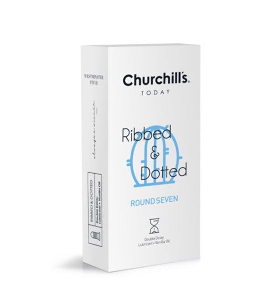 Churchills Ribbed And Dotted Condom