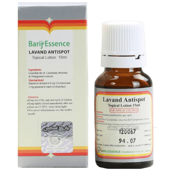 لوسیون موضعی ضد لک لاواند باریج Barij Lavand Antispot Topical Lotion