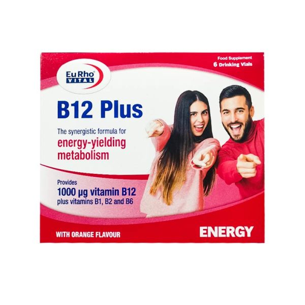 ویال خوراکی B12 پلاس یوروویتال