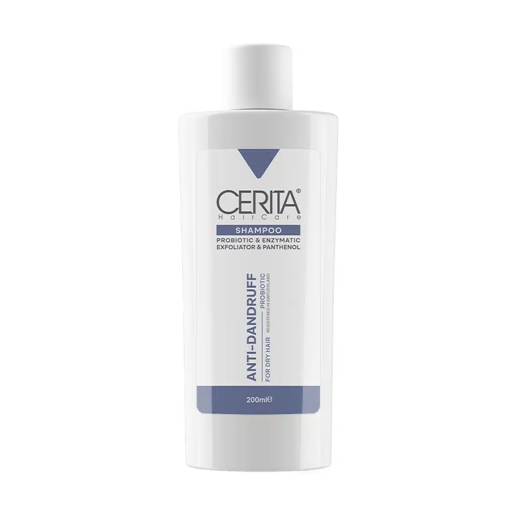 Cerita-Anti-Dandruff-Shampoo-For-Dry-Hair.jpg شامپو ضدشوره مناسب موهای خشک سریتا(200میل) - تصویر 1