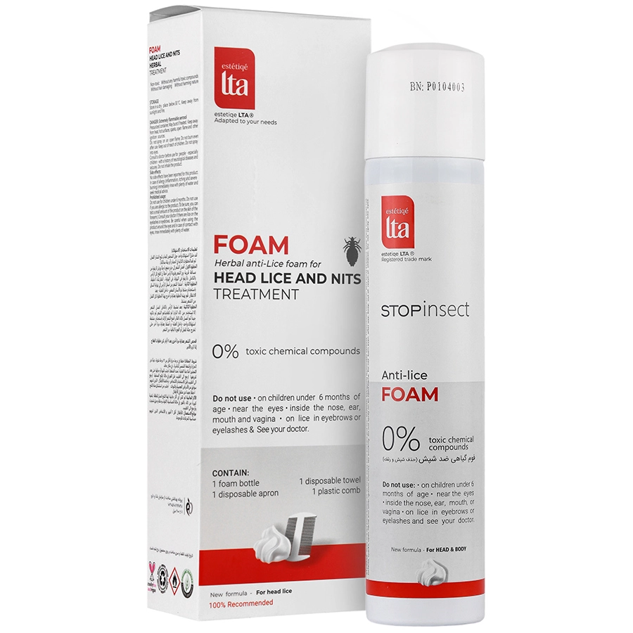 فوم گیاهی ضد شپش التا فوم گیاهی ضد شپش التا