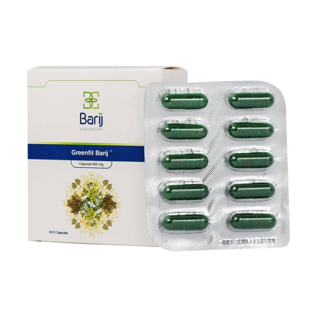 کپسول گرین فیت باریج اسانس کپسول گرین فیت باریج اسانس