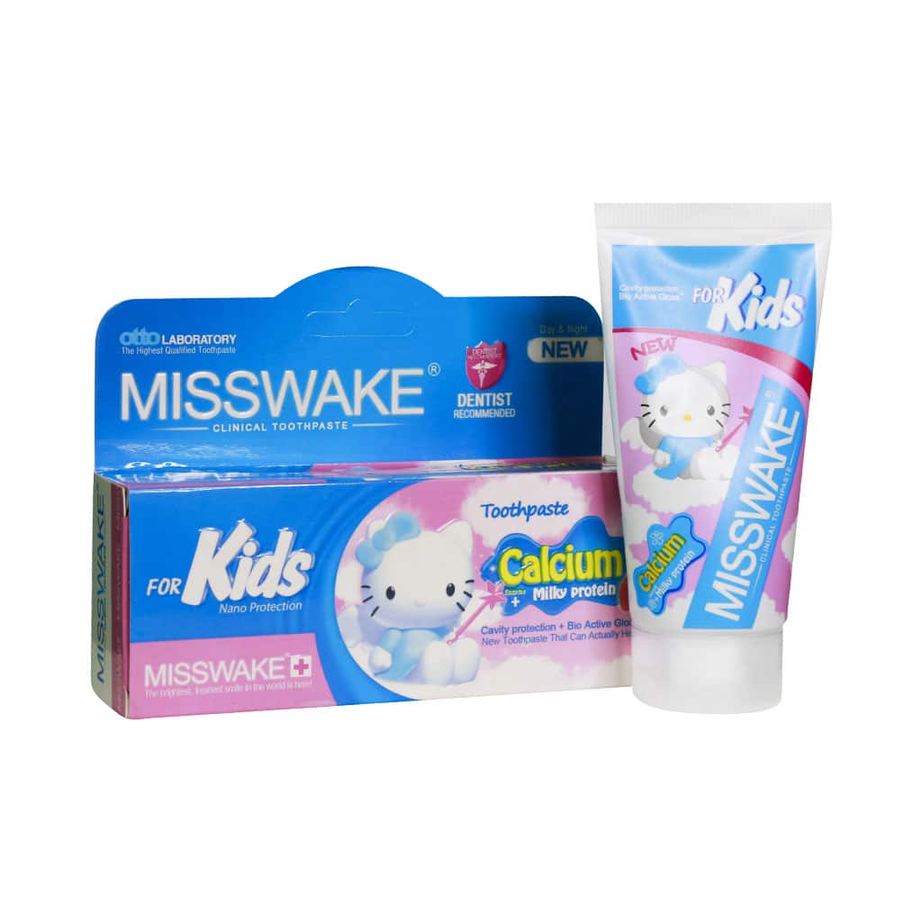 Misswake-Banana-and-Blueberry-Toothpaste-For-Kids-50-ml. خمیر دندان ژله ای کودک میسوک برای دندان های حساس و آسیب دیده (50 میل) - Image 1