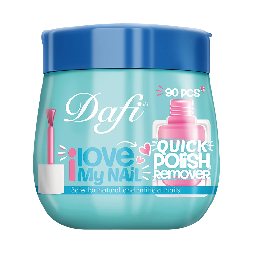 لاک-پاک-کن دستمال مرطوب پاک کننده لاک ناخن دافی - Image 1