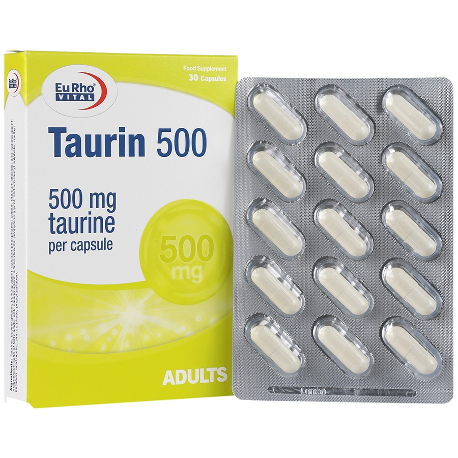 تائورین 500 میلی گرم یوروویتال تائورین 500 میلی گرم یوروویتال