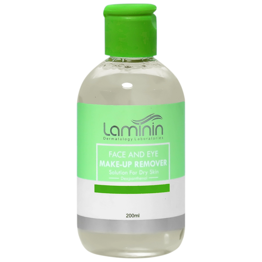 9321531903202561011 محلول پاک کننده آرایش صورت و دور چشم مناسب پوست خشک لامینین(200 میل) - Image 1