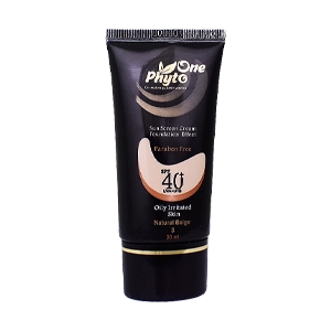 04675865-a56b-4d44-ae0d-cdeb1e3c2fad کرم ضد آفتاب پودری مناسب پوست چرب وحساس بژطبیعی3 spf40 فیتووان - Image 1