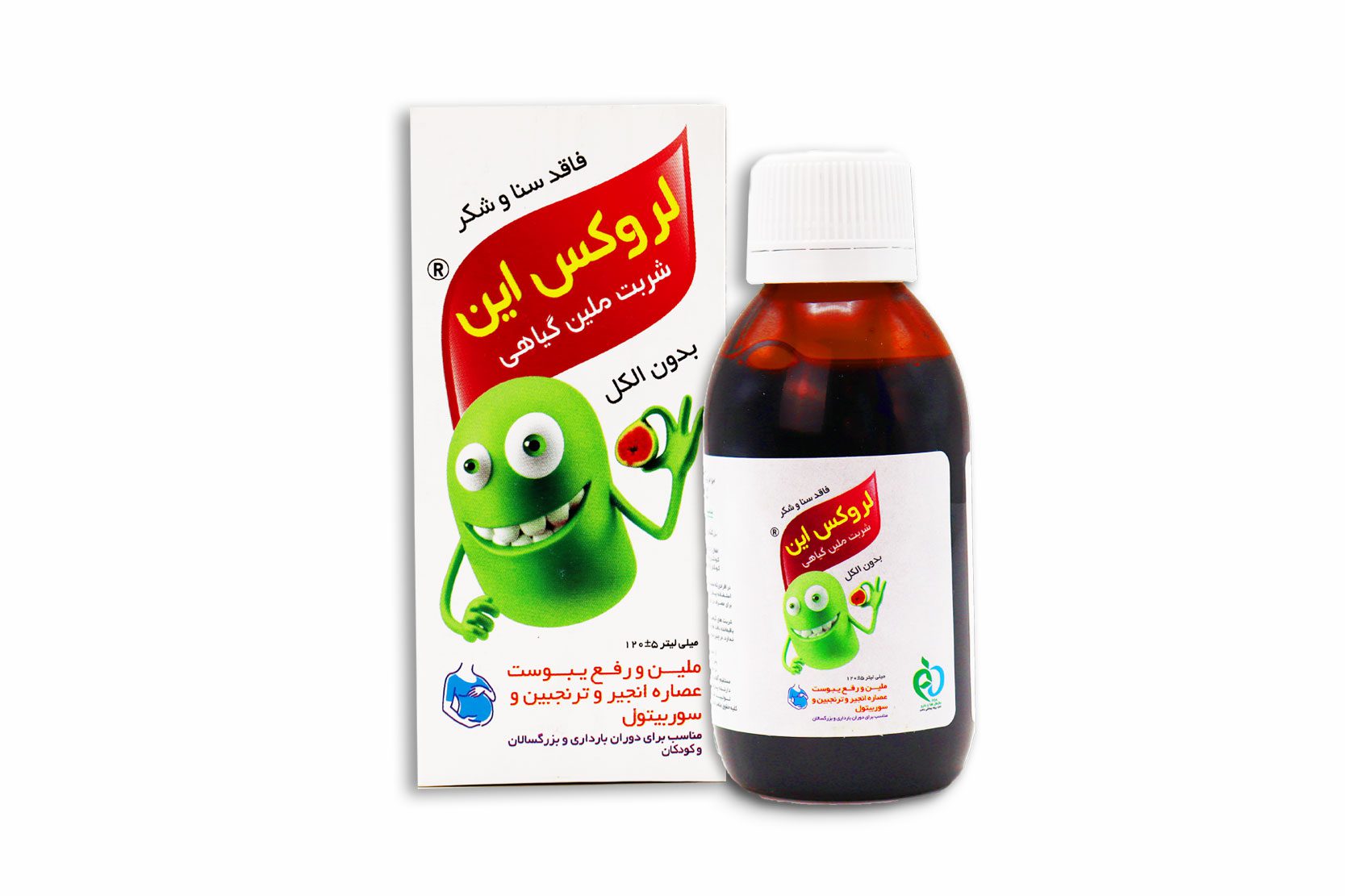 شربت ملین لروکس این