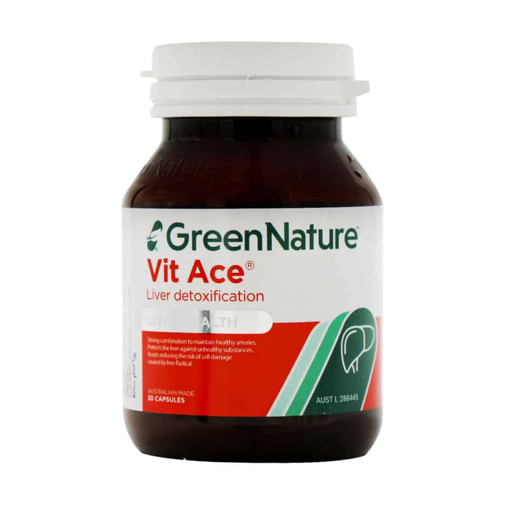 Green-Nature-Vit-Ace-Capsules-1 کپسول ویت ایس گرین نیچر (30عدد) - تصویر 1