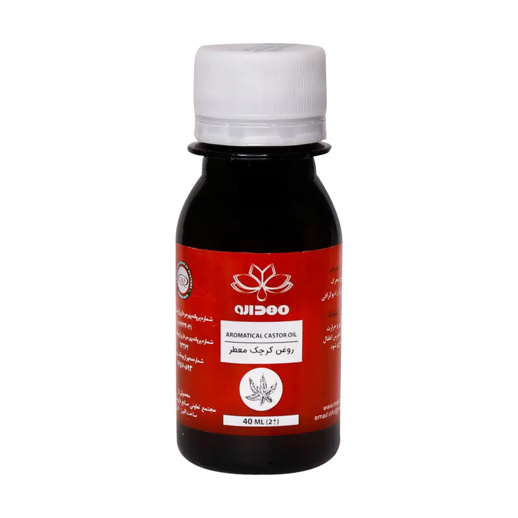 Mahdarou-Aromatical-Castor-Oil-40-ml.jpg روغن کرچک معطر مهدارو (40 میل) - تصویر 1