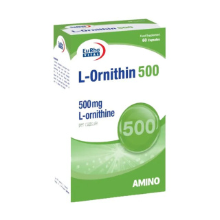 amino کپسول ال اورنیتین 500 یوروویتال (60عددی) - تصویر 1