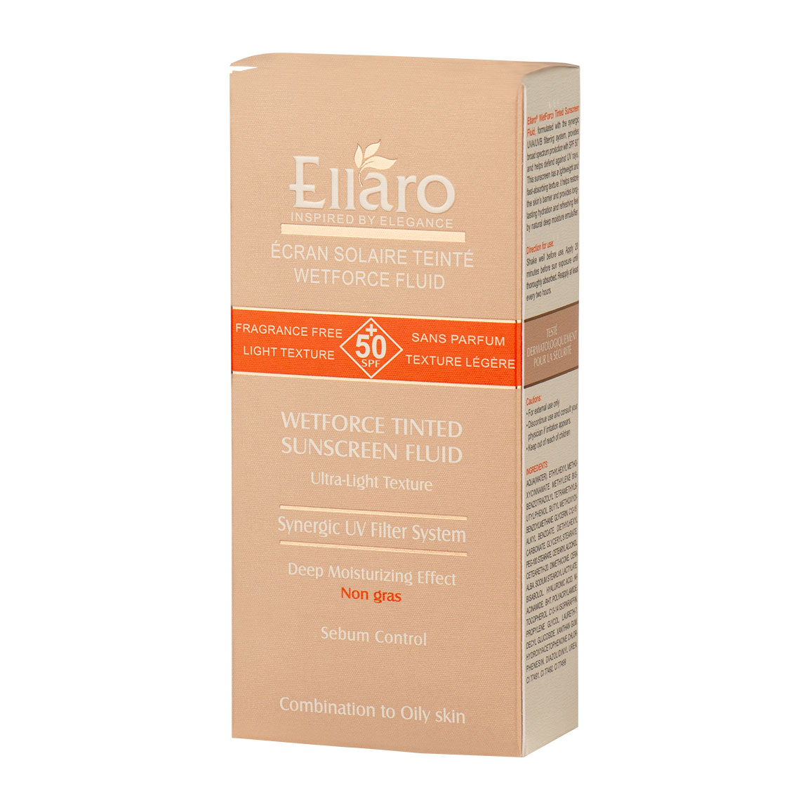 جعبه-ضد-آفتاب-رنگی-الارو-202622520492690 فلوئید ضد آفتاب رنگی الارو مدل SPF50 WETFORCE مناسب پوست مختلط و چرب (50 میل) - تصویر 1