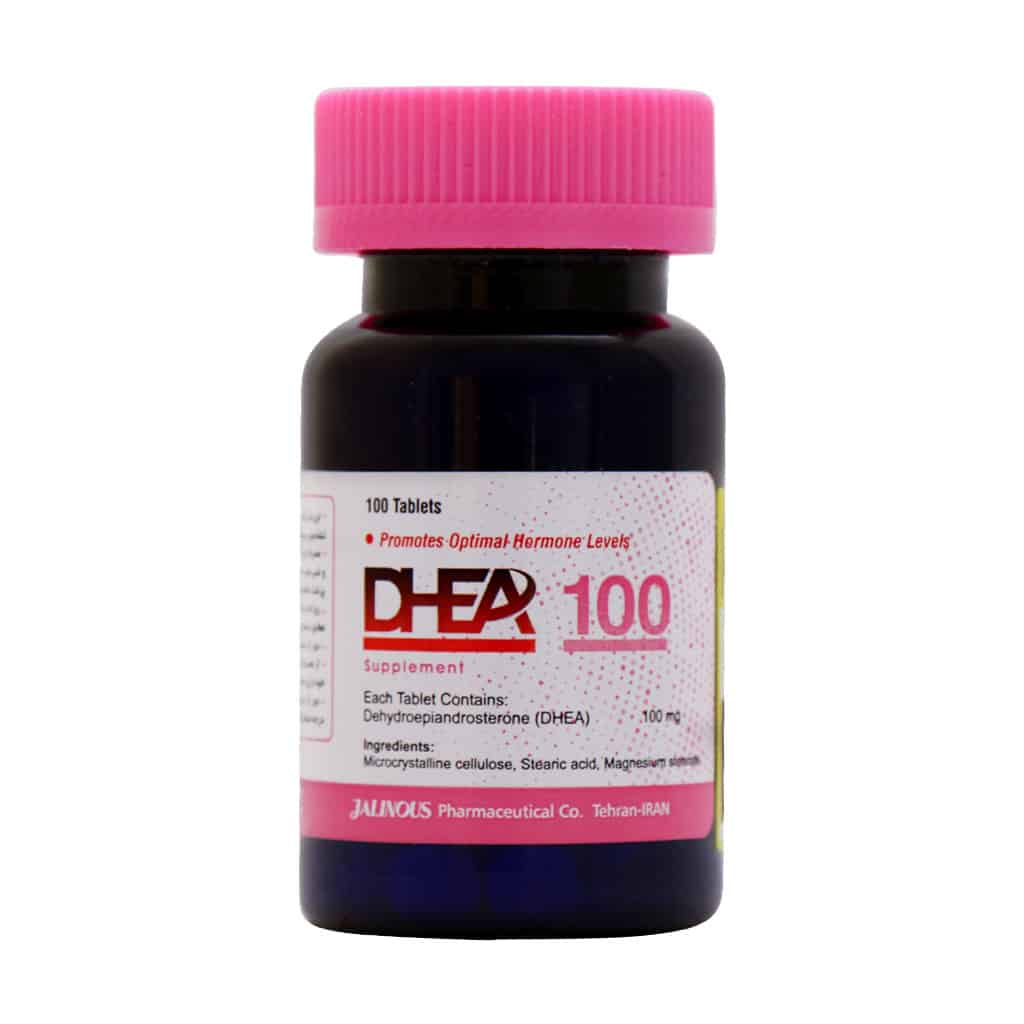 Jalinous-DHEA-100-mg-100-Tab قرص دی اچ ای آ 100 جالینوس (100 عدد) - تصویر 1
