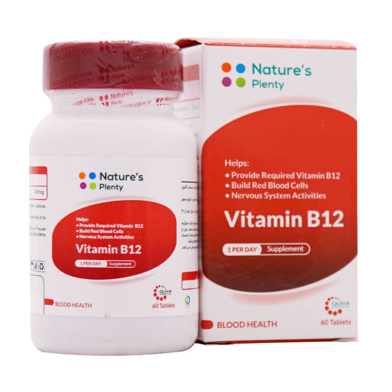 Natures Plenty Vitamin B12 500 Mcg Tabs قرص ویتامین-2 B12 500 میکروگرم نیچرز پل