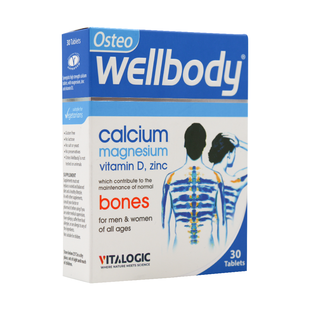 Vitalogic-Osteo-Wellbody-30-Tablets قرص استئو ول بادی ویتالوژیک 30 عدد