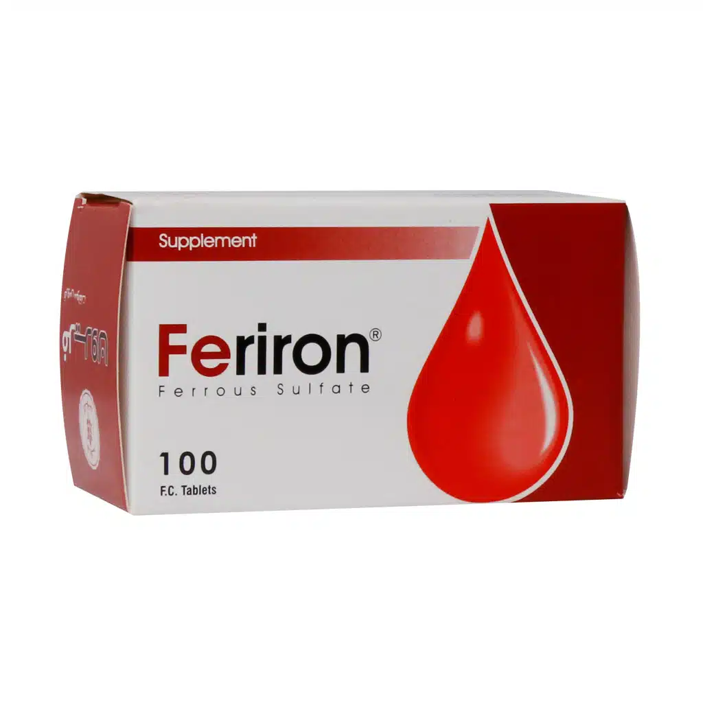 Darou-Pakhsh-Feriron-FC-Tablets.jpg قرص روکشدار فریرون داروپخش 100 عدد